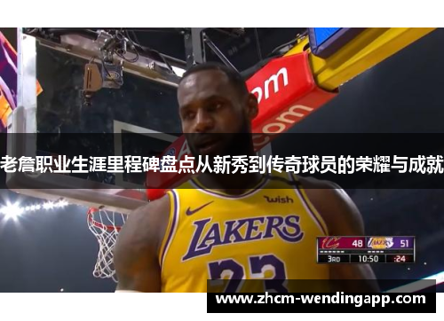 老詹职业生涯里程碑盘点从新秀到传奇球员的荣耀与成就